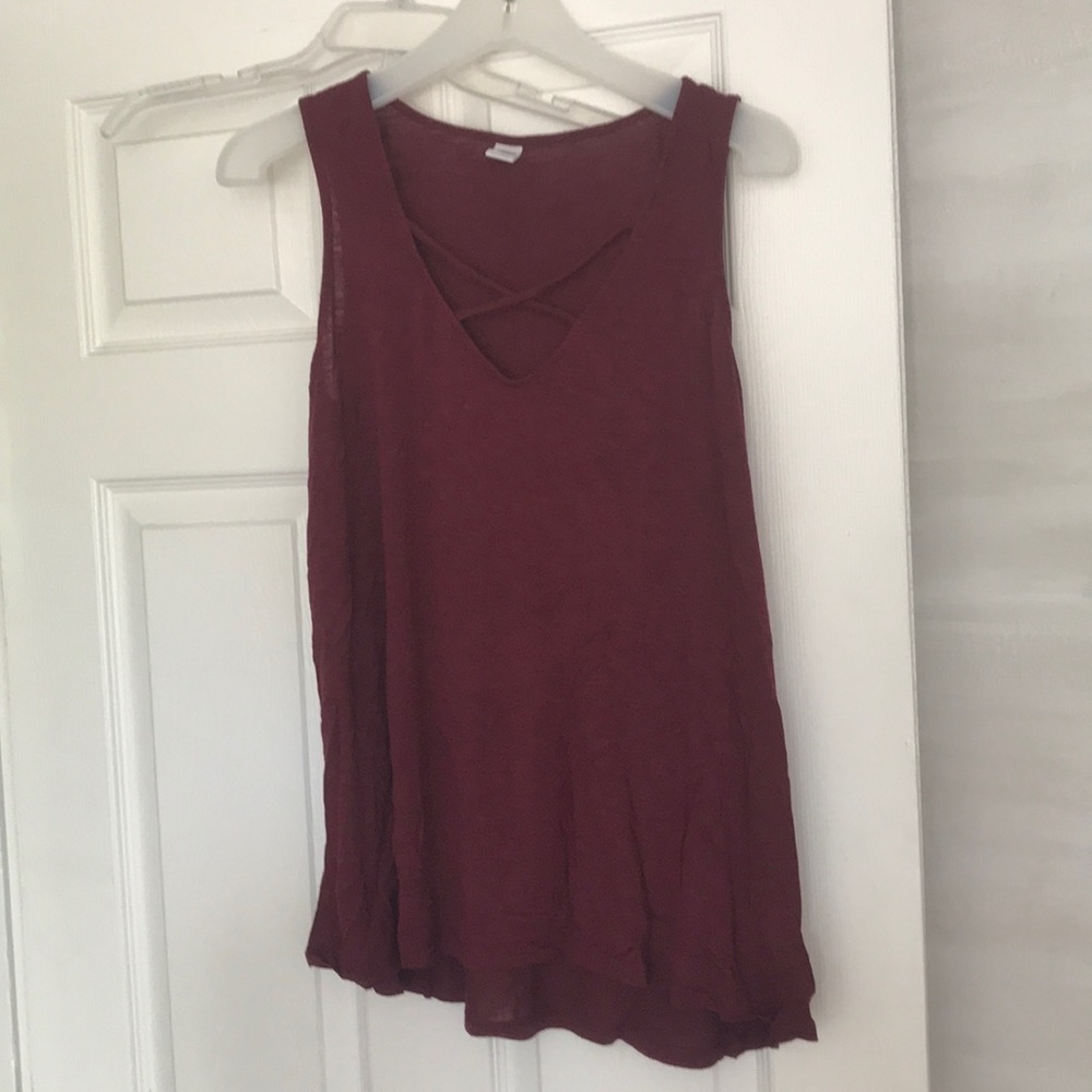 Burgundy Tank Top!